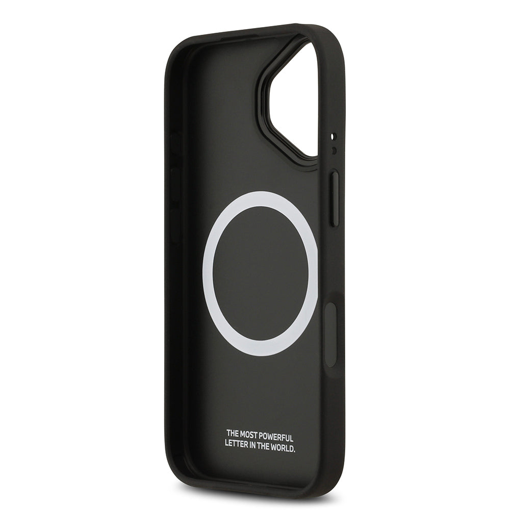 BMW iPhone 17 Orjinal Lisanslı M-safe Şarj Özellikli M Logolu Üç Şeritli Delikli Deri Kılıf BMW iPhone 17 Orjinal Lisanslı M-safe Şarj Özellikli M Logolu Üç Şeritli Delikli Deri Kılıf